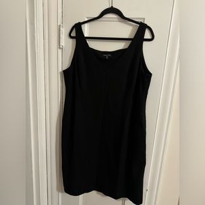 Eileen Fisher v neck knit shift dress